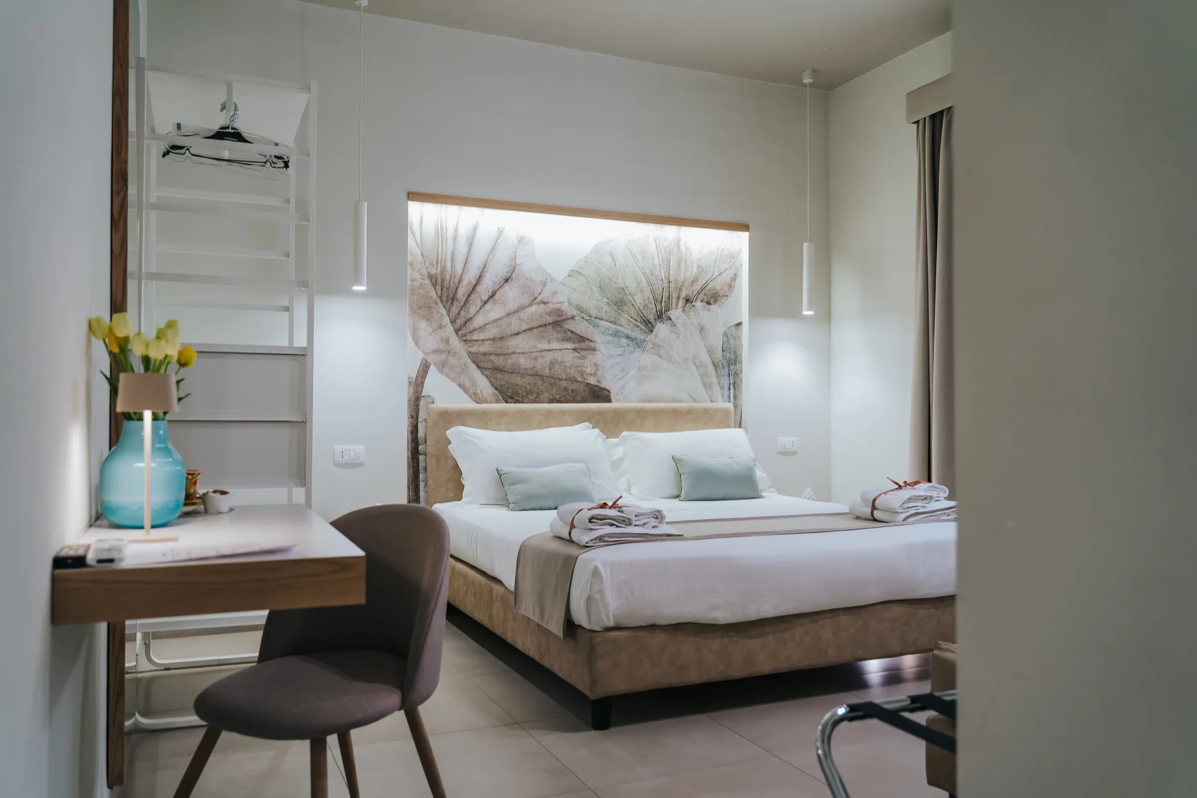 Una delle Camere Matrimoniali Deluxe di Villa Sece